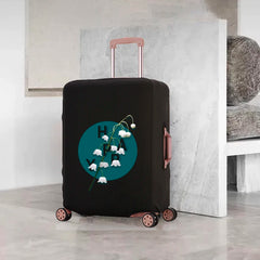 Flower Pattern Luggage Cover for 18-32 Inch Lugg