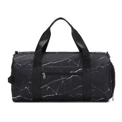 Wet Dry Separation Travel Duffle with Shoe Bag and Cosmetic Organizer for Women