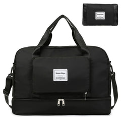 Foldable Waterproof Top-handle Bag Large Capacity Oxford Unisex Sports Shoulder