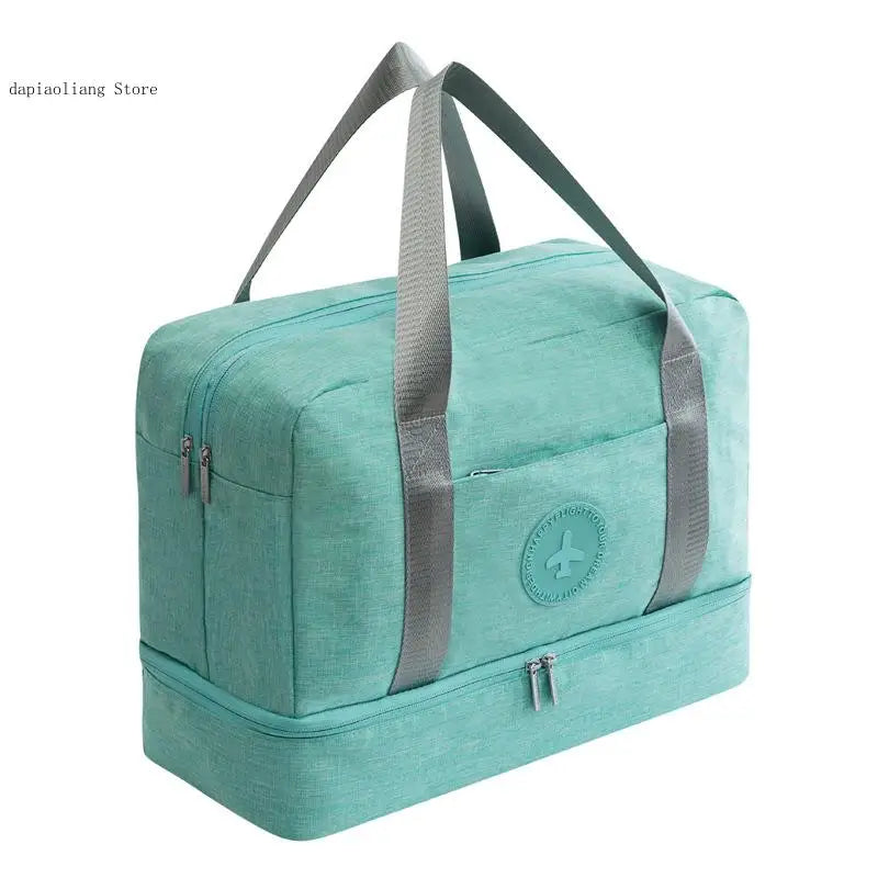 Travel Duffle Bag with Shoe Bag Mesh Bag Cosmetic Organiser