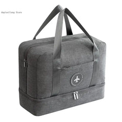 Travel Duffle Bag with Shoe Bag Mesh Bag Cosmetic Organiser