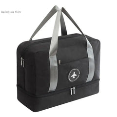 Travel Duffle Bag with Shoe Bag Mesh Bag Cosmetic Organiser