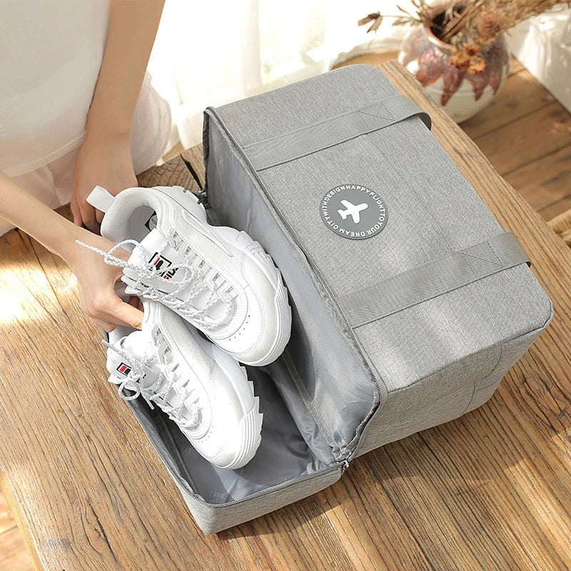 Large Waterproof Double Layer Luggage Organizer Travel Bag