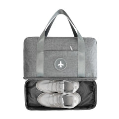 Large Waterproof Double Layer Luggage Organizer Travel Bag