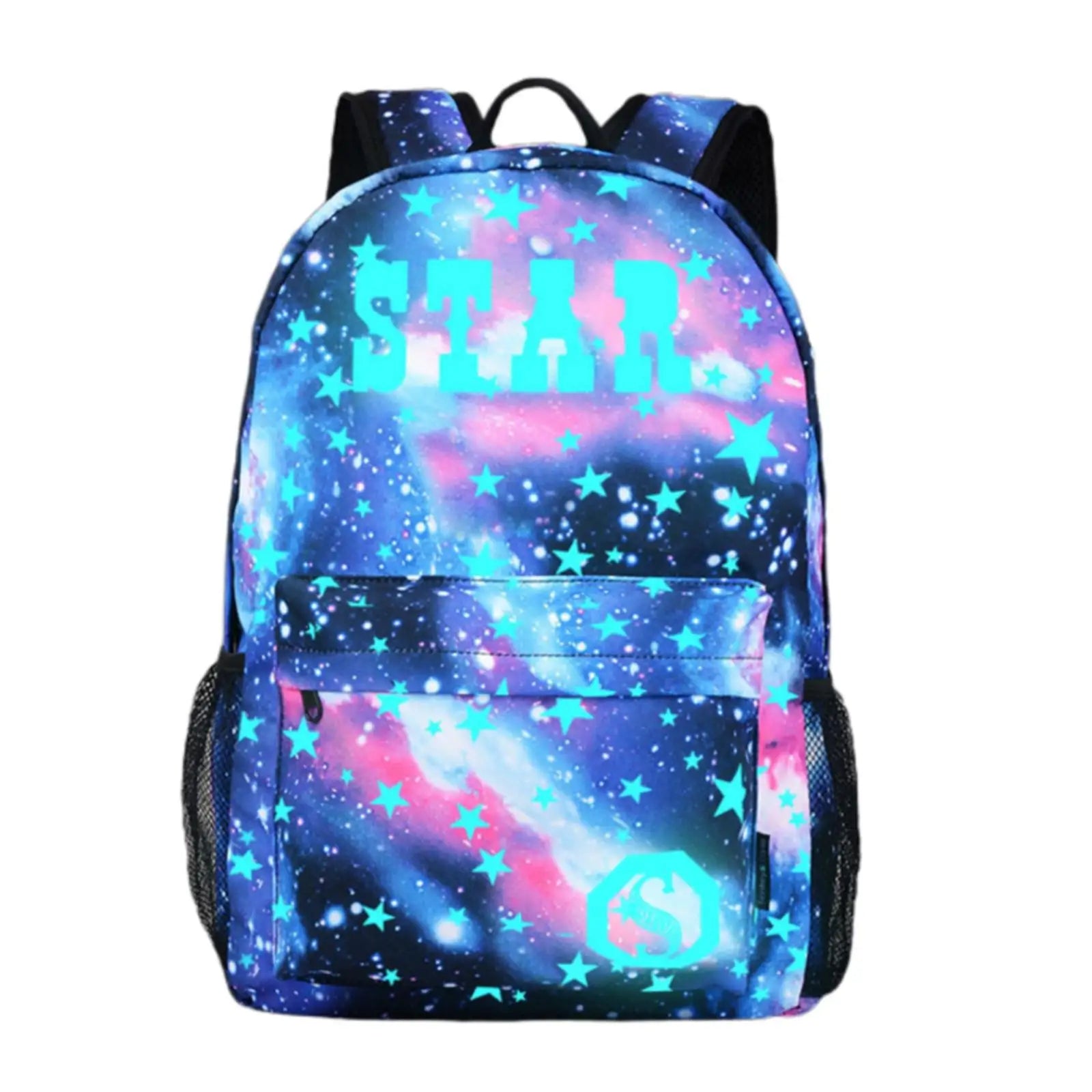Luminous Backpack with USB Charging Port, Bookbag for School