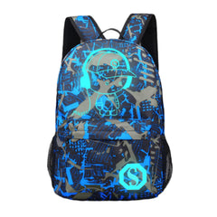 Luminous Backpack with USB Charging Port, Bookbag for School