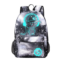 Luminous Backpack with USB Charging Port, Bookbag for School