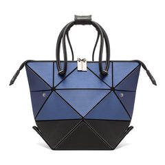Geometric Handbag Matte Folding Tote Bags for Women