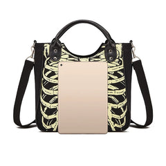 Gothic Skeleton Skulls Shoulder Bag Halloween Punk