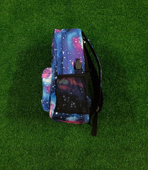 Luminous School Backpack Oxford Cartoon School Bag with USB Cable and Lock