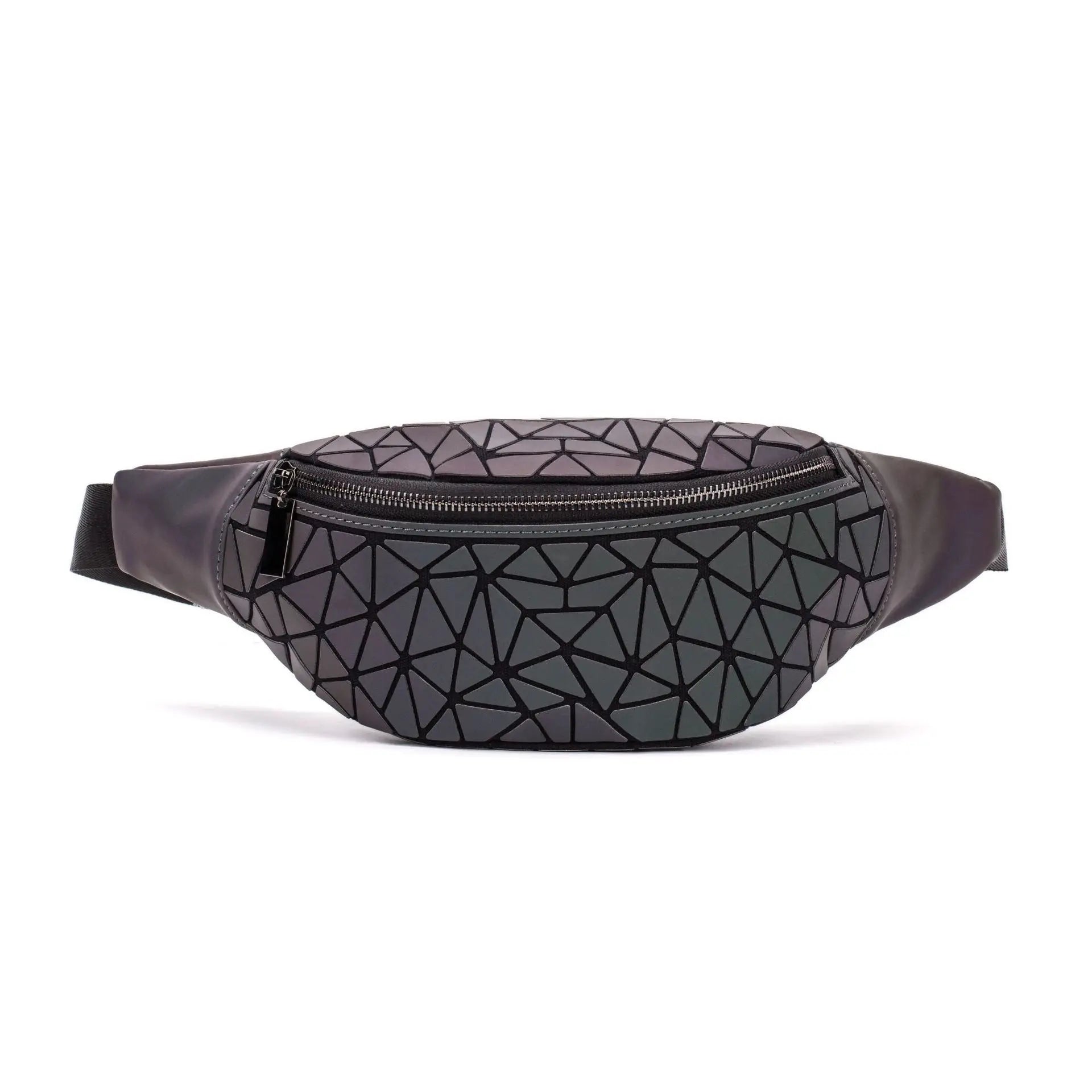 Luminous Waist Bags Reflective Chest Packs for Women Ladies Unisex