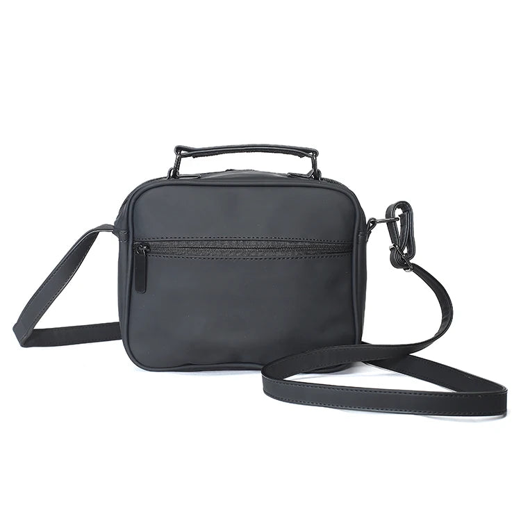 Geometric Plaid Hologram Small Square Crossbody Bag