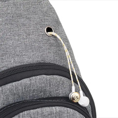 Luminous Oxford Chest Bag Messenger Bag Anti Theft Sling Bag