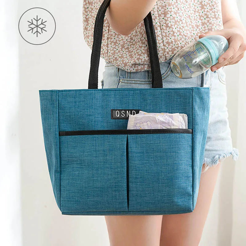 Insulated Lunch Bag Thermal Waterproof Portable Picnic Food Storage Tote