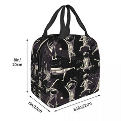 Astronaut Yoga Poses in Space Insulated Lunch Bag
