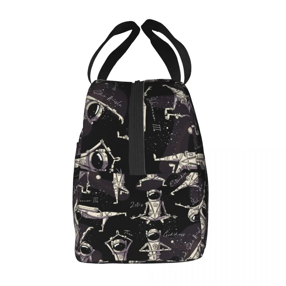 Astronaut Yoga Poses in Space Insulated Lunch Bag