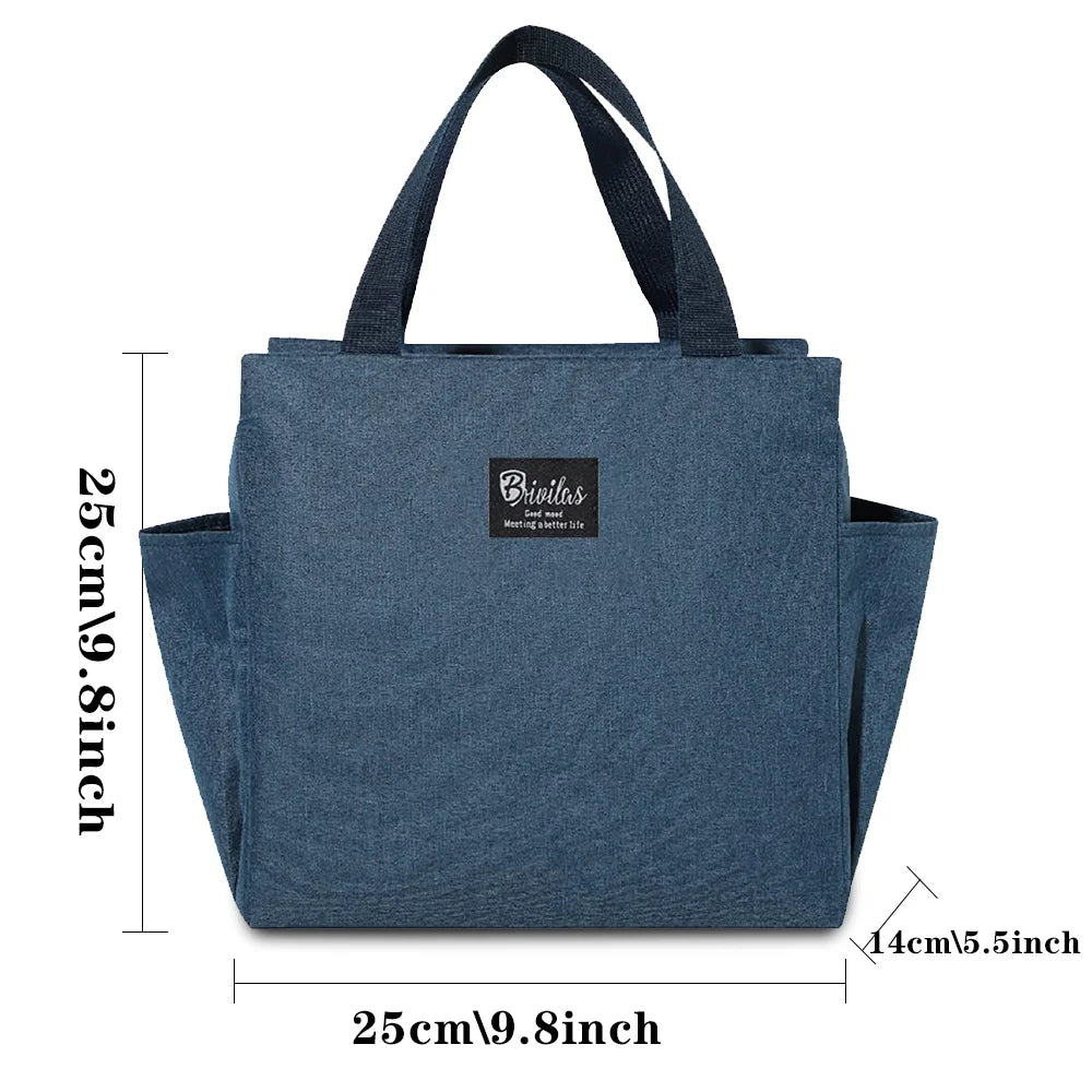 Portable Insulated Lunch Bag Cooler Tote Thermal Cold Picnic Food Container