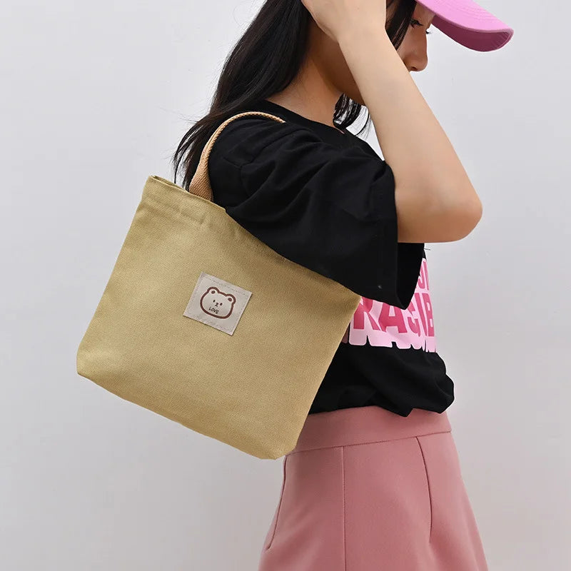 Insulated Lunch Bag Cooler Tote Portable Thermal Canvas Food Picnic Travel