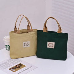 Insulated Lunch Bag Cooler Tote Portable Thermal Canvas Food Picnic Travel