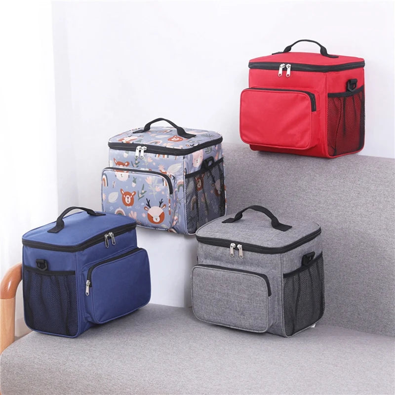 Leakproof Lunch Bag for Men Women - Portable Cooler Tote