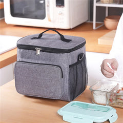 Leakproof Lunch Bag for Men Women - Portable Cooler Tote