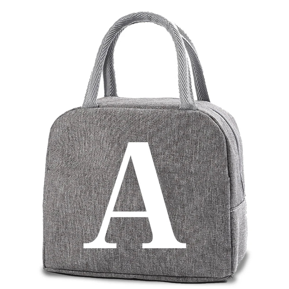 Insulated Lunch Bag Women's Cooler Kid Food Thermal Organizer Canvas Tote Pouch