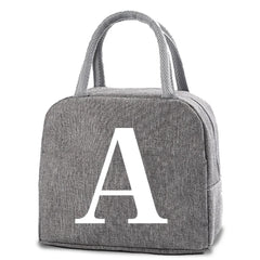 Insulated Lunch Bag Women's Cooler Kid Food Thermal Organizer Canvas Tote Pouch
