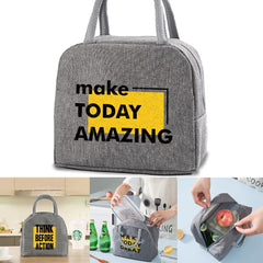 Lunch Bag Insulated Cooler Bags Women's Kids Food Thermal Handbag