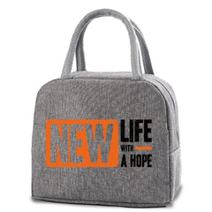 Lunch Bag Insulated Cooler Bags Women's Kids Food Thermal Handbag
