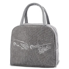 Insulated Cooler Lunch Bag Women Kids Thermal Lunch Box Organizer
