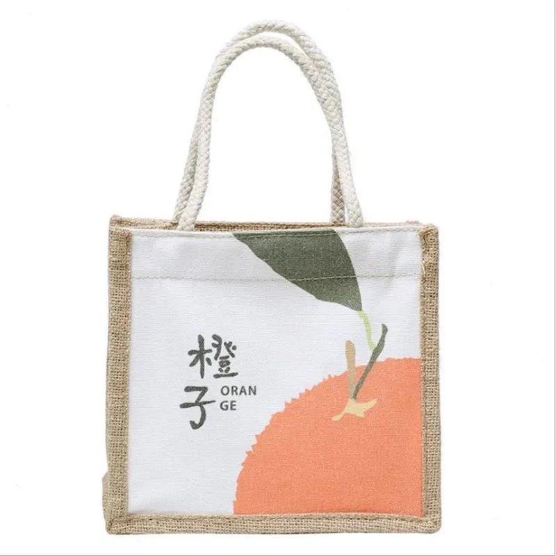 Canvas Lunch Bag Multifunctional Waterpr...