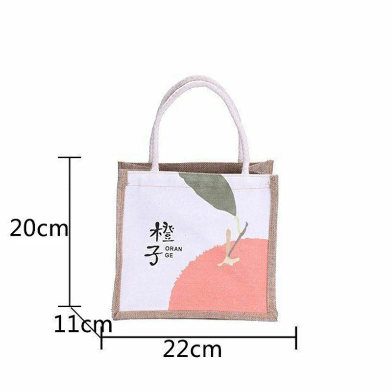 Canvas Lunch Bag Multifunctional Waterpr...