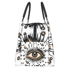 Greek Evil Eye Lunch Bag Tote Insulated Waterproof Men/Women Work Travel