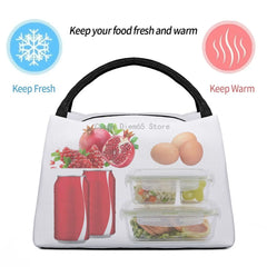 Greek Evil Eye Lunch Bag Tote Insulated Waterproof Men/Women Work Travel