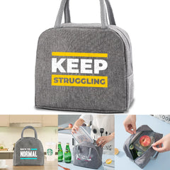 Food Thermal Lunch Box Insulated Cooler Bag Handbag Portable Picnic Packet