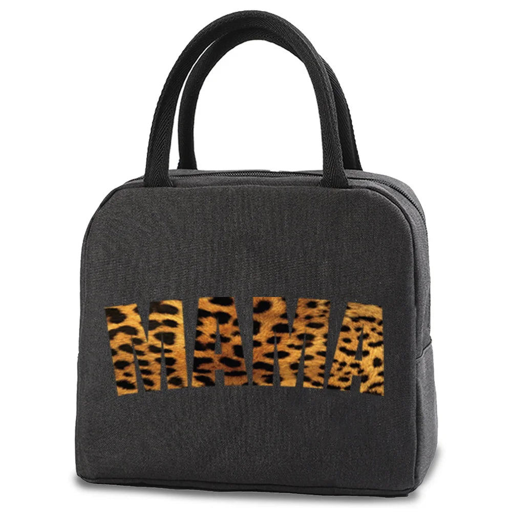 Women's Insulated Lunch Bag Tote Work Cooler Handbag Canvas Portable Kids Food