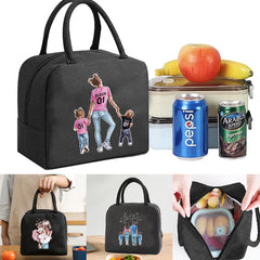 Women's Insulated Lunch Bag Tote Work Cooler Handbag Canvas Portable Kids Food