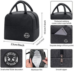 Insulated Lunch Bag for Women Thermal Portable Bento Pouch Food Storage Bags