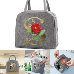 Golden Flower Insulated Cooler Bag Kids Thermal Lunch Box Organizer