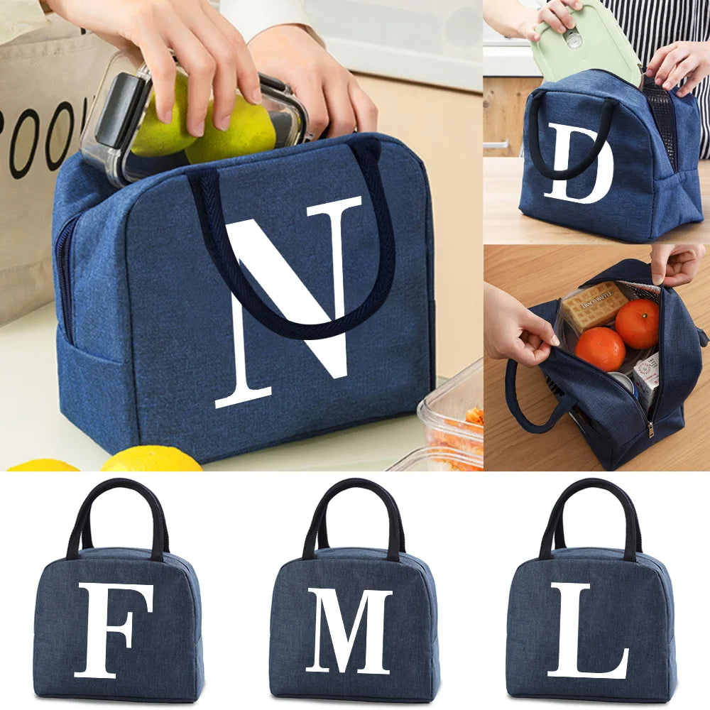 Women Insulated Cooler Lunch Bag Work Food Thermal Lunch Box