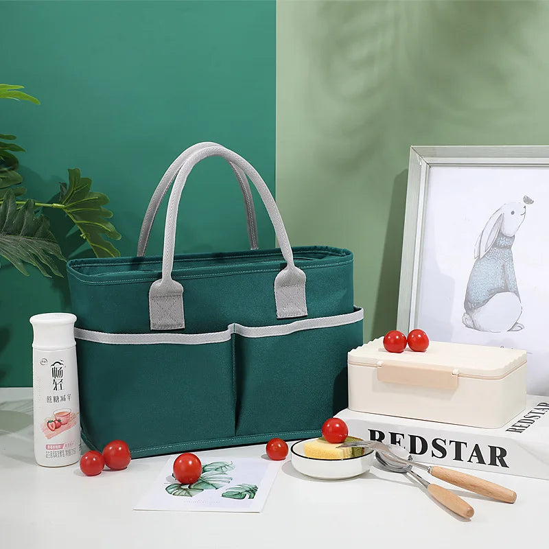 Waterproof Insulated Lunch Bag Large Capacity Aluminum Foil Thickened Tote
