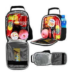 Insulated Football Lunch Bag for Kids Portable Waterproof Meal Ice Pack