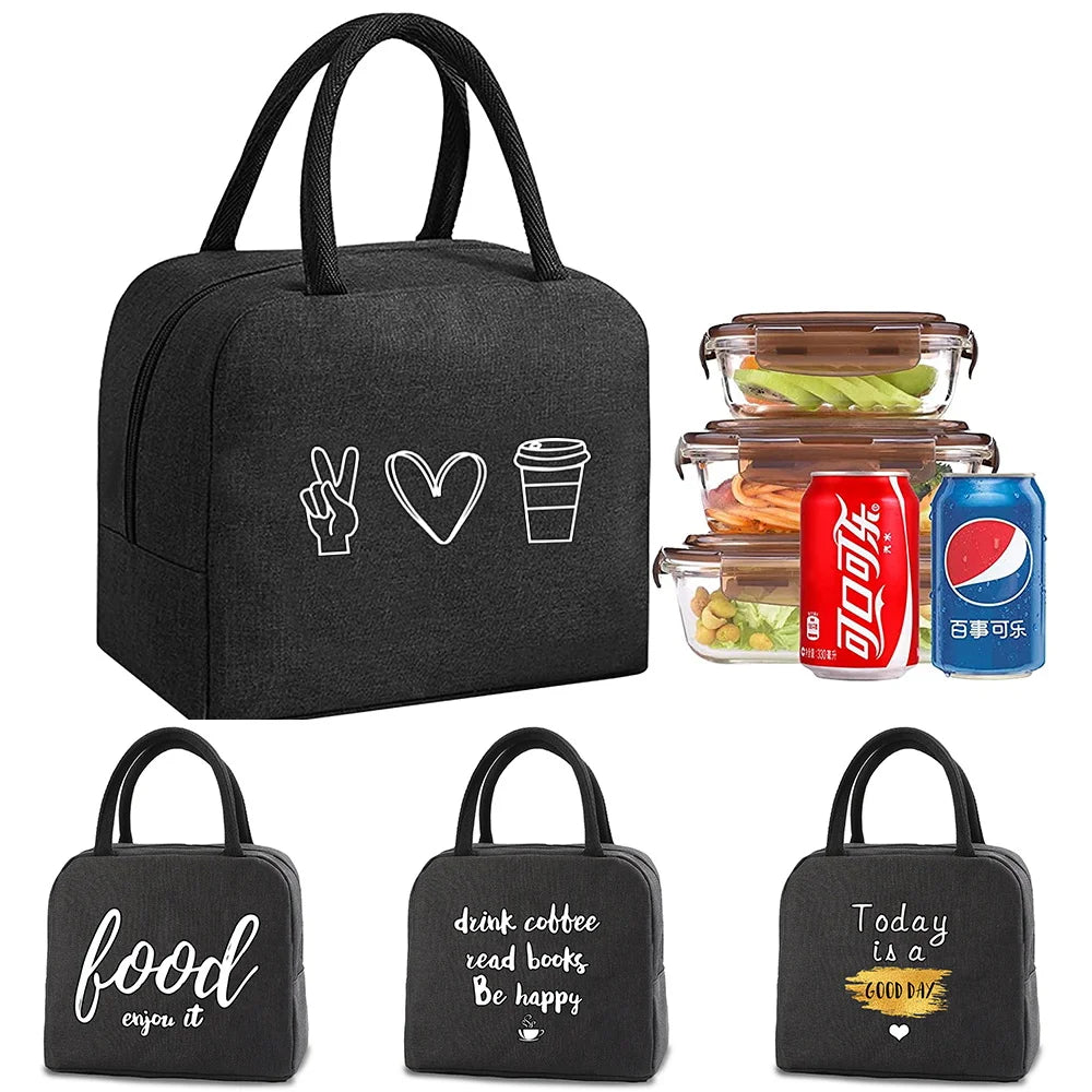Lunch Carry Bag Insulated Thermal Portable Bags for Women Children
