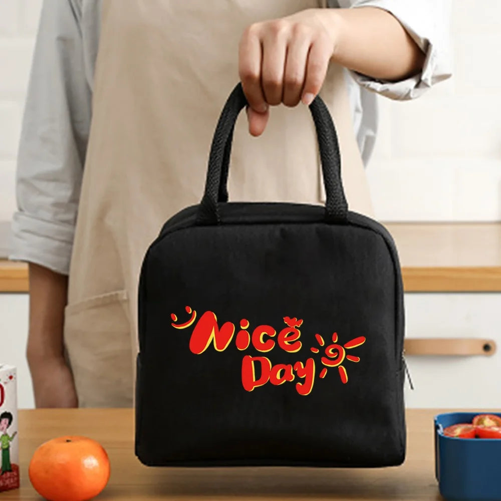 Lunch Carry Bag Insulated Thermal Portable Bags for Women Children