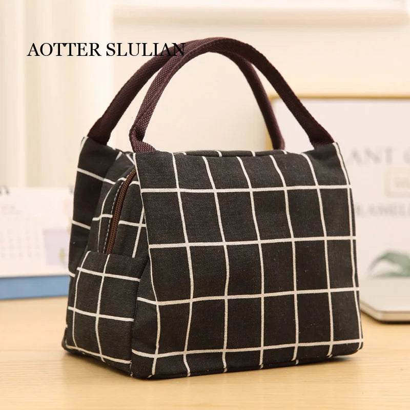 Lunchbag Tote Bag Cold Insulation Thermal Picnic Carry Case Lunch Organizer