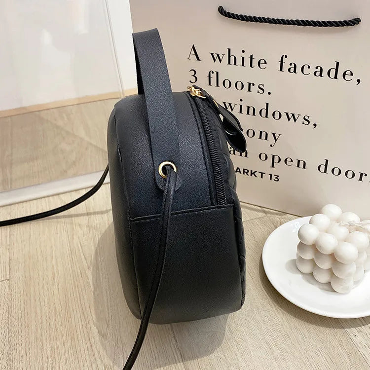 Women Shoulder Bag Crossbody Purse Handbags Small Round Clutch