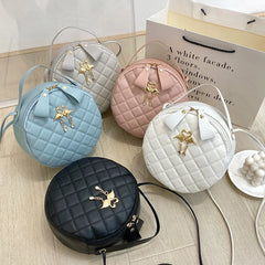 Women Crossbody Shoulder Bag Ladies Purse Handbags Round Bag Female Clutch