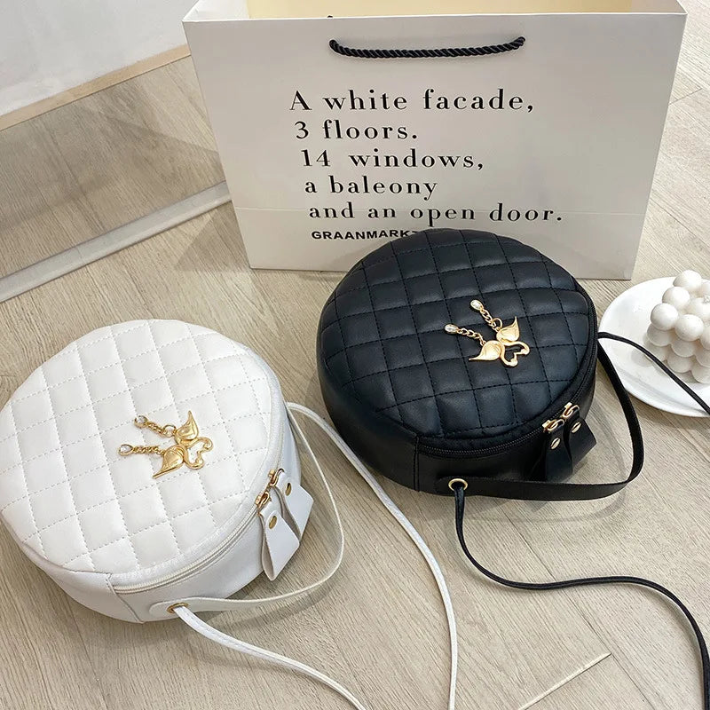 Women Crossbody Shoulder Bag Ladies Purse Handbags Round Bag Female Clutch