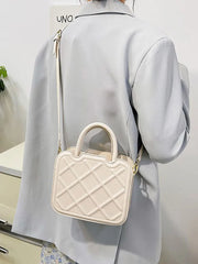 Lingge Top Handle Women's Handbags Female Crossbody Bags