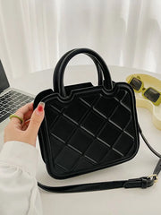 Lingge Top Handle Women's Handbags Female Crossbody Bags
